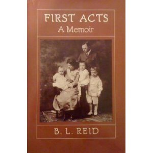 9780820310152: First Acts: A Memoir