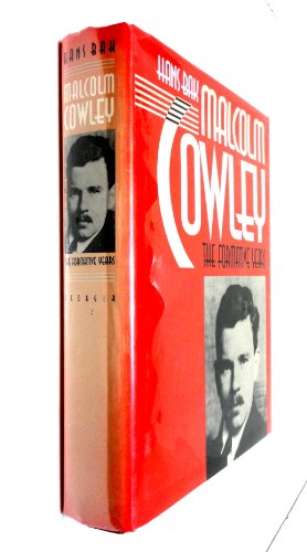 Imagen de archivo de Malcolm Cowley: The Formative Years a la venta por Books to Die For