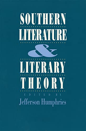 Beispielbild fr Southern Literature and Literary Theory zum Verkauf von Jenson Books Inc