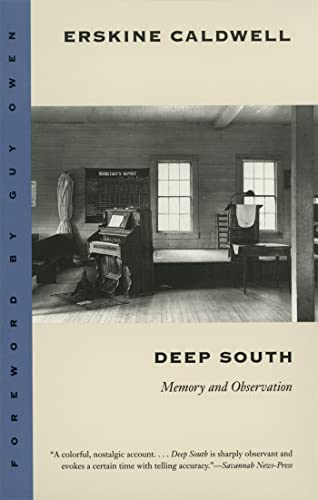 Stock image for Deep South : Memory and Observation for sale by Better World Books