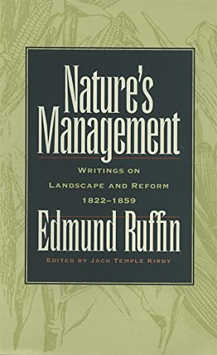 9780820328379: Nature's Management: Writings on Landscape and Reform, 1822-1859