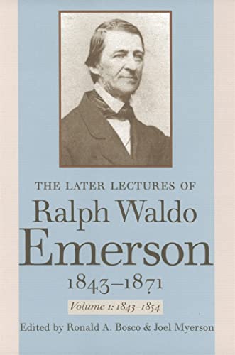 9780820334622: The Later Lectures of Ralph Waldo Emerson, 1843-1871: 1843-1854