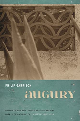9780820347479: Augury (Association of Writers and Writing Programs Award for Creative Nonfiction Series)
