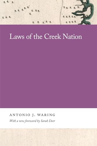 Imagen de archivo de Laws of the Creek Nation a la venta por Blackwell's