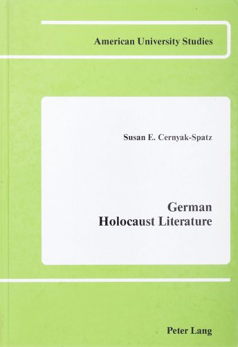 9780820400723: German Holocaust Literature: 29 (American University Studies Series 1: Germanic Languages and Literature)