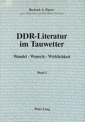 Beispielbild fr DDR Literatur im Tauwetter zum Verkauf von Better World Books Ltd