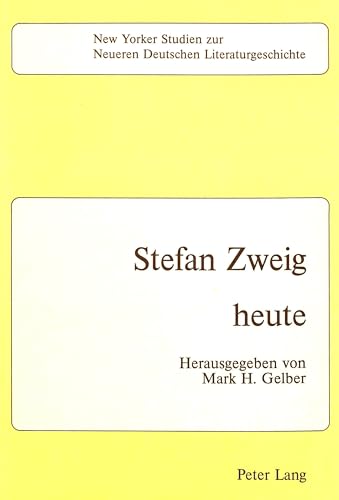 Beispielbild fr Stefan Zweig heute zum Verkauf von Thomas Emig
