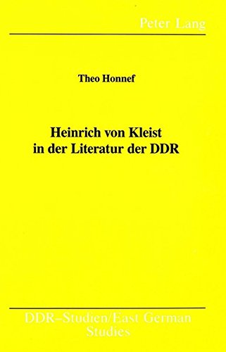 Stock image for Heinrich Von Kleist in Der Literatur Der DDR for sale by Anybook.com