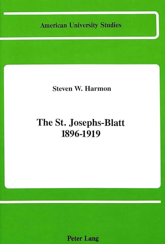 9780820411002: The St. Josephs-Blatt, 1896-1919: 78