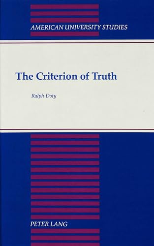 The Criterion of Truth.