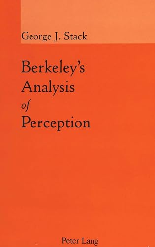 Beispielbild fr Berkeley's Analysis of Perception. zum Verkauf von SKULIMA Wiss. Versandbuchhandlung