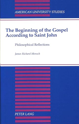 Imagen de archivo de The Beginning of the Gospel According to Saint John. a la venta por SKULIMA Wiss. Versandbuchhandlung