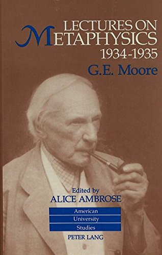 9780820416731: Lectures on Metaphysics, 1934-1935: Edited by Alice Ambrose: 130 (American University Studies, Series 5: Philosophy)
