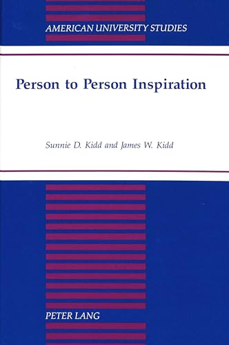 9780820425221: Person to Person Inspiration: 164 (American University Studies, Series 5: Philosophy)