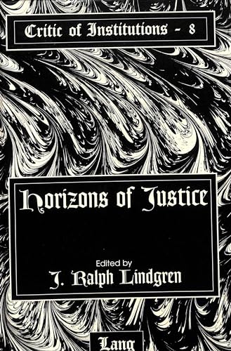 Beispielbild fr Horizons of Justice zum Verkauf von Librairie La Canopee. Inc.