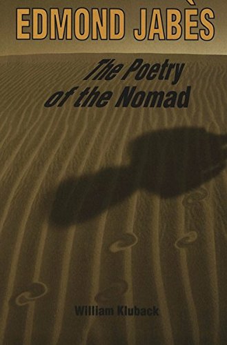 9780820438337: Edmond Jabes the Poetry of the Nomad