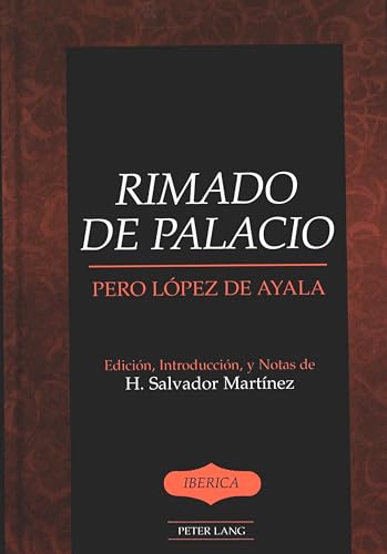 Stock image for Rimado de Palacio for sale by HPB-Red