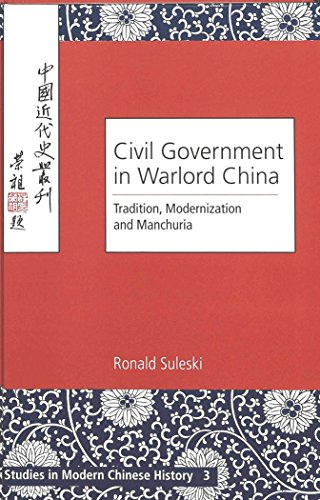 Imagen de archivo de Civil Government in Warlord China. a la venta por SKULIMA Wiss. Versandbuchhandlung