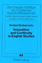 Imagen de archivo de Innovation and Continuity in English Studies: A Critical Jubilee a la venta por Book Dispensary