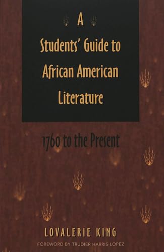 Imagen de archivo de A Students  Guide to African American Literature: 1760 to the Present a la venta por dsmbooks