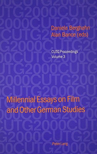 Beispielbild fr Millennial Essays on Film and Other German Studies (Volume 3) zum Verkauf von Anybook.com
