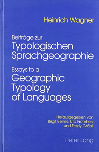 Beispielbild fr Beitrage Zur Typologischen Sprachgeographie Essays to a Geographic Typology of Languages (German Edition) zum Verkauf von Books From California