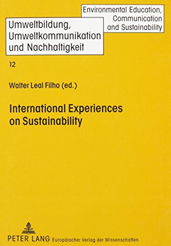 9780820460451: International Experiences on Sustainability (Environmental Education, Communication)
