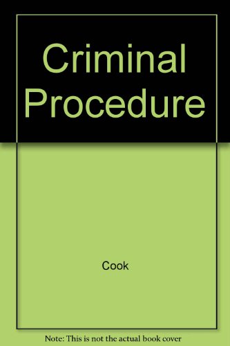 9780820501659: Criminal Procedure
