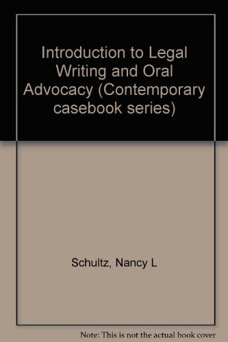 Imagen de archivo de Introduction to Legal Writing and Oral Advocacy (Analysis and Skills Series) a la venta por Wonder Book