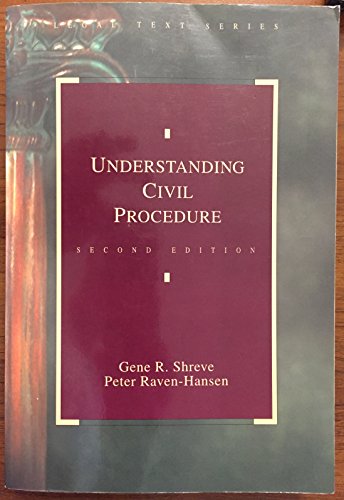 9780820505237: Understanding Civil Procedure, Second Edition 2nd