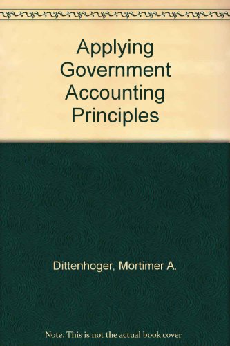 9780820516806: Applying Government Accounting Principles