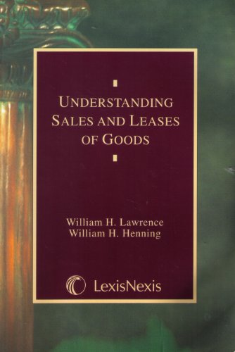 Beispielbild fr Understanding Sales and Leases of Goods zum Verkauf von Better World Books