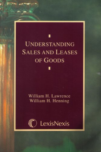Imagen de archivo de Understanding Sales and Leases of Goods a la venta por Better World Books
