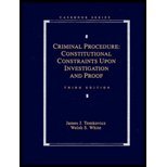 9780820531175: Criminal Procedure: Constitutional Constraints upon Investigation & Proof