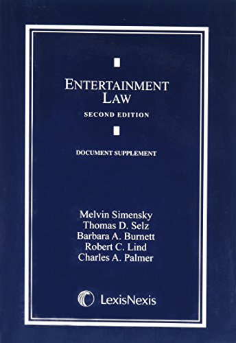 Beispielbild fr Entertainment Law, Document Supplement zum Verkauf von Better World Books