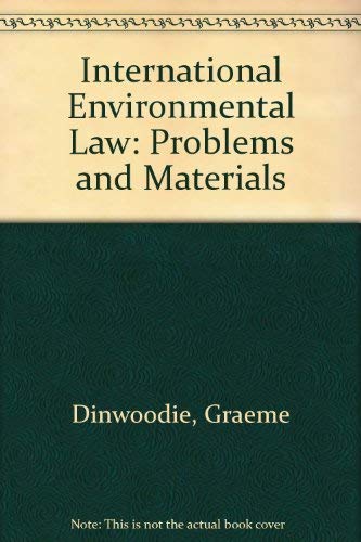 9780820545226: International Environmental Law: Problems and Materials