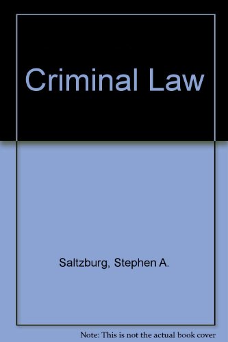 9780820546018: Criminal Law