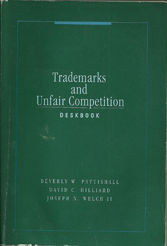 Beispielbild fr Trademarks and Unfair Competition Deskbook zum Verkauf von Solr Books