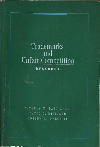 Stock image for Trademarks and Unfair Competition Deskbook for sale by Solr Books