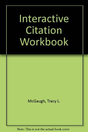 Stock image for Interactive Citation Workbook for sale by HPB-Red