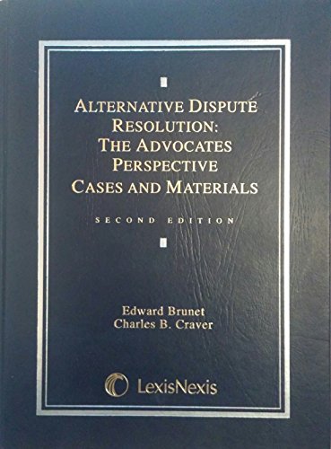 Stock image for Alternative Dispute Resolution: The Advocate's Perspective for sale by HPB-Red
