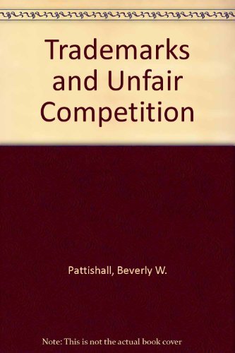 Stock image for Trademarks and Unfair Competition for sale by HPB-Red