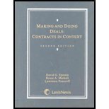 Imagen de archivo de Making and Doing Deals: Contract and Related Law a la venta por Ergodebooks