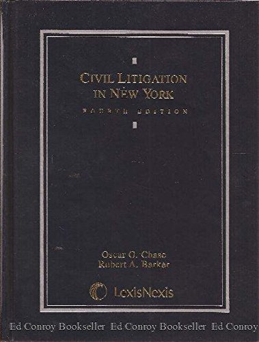 Stock image for Civil Litigation in New York for sale by HPB-Red