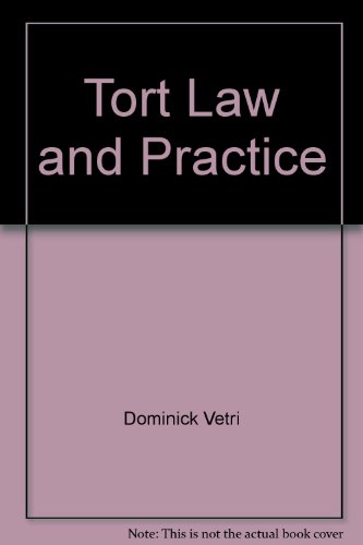 9780820554150: Tort Law and Practice
