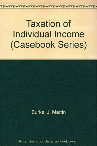 Stock image for Taxation of Individual Income for sale by Better World Books