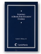 Stock image for Judging: A Book for Student Clerks for sale by Solr Books