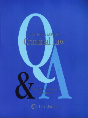 9780820556628: Title: Questions Answers Criminal Law Multiple Choice an