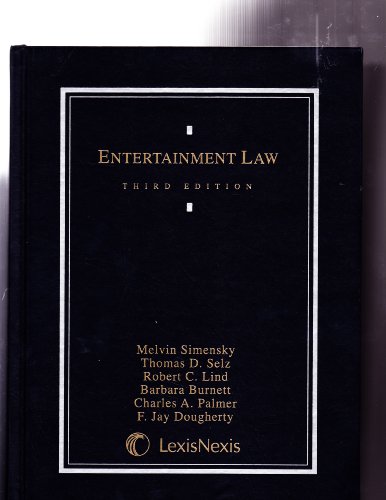 Imagen de archivo de Entertainment Law a la venta por HPB-Red