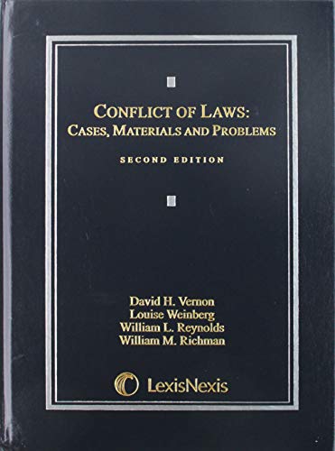 Imagen de archivo de Conflict of Laws: Cases, Materials and Problems a la venta por HPB-Red